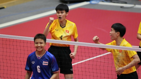 Cầu mây nữ Việt Nam thắng Thái Lan 2-0 tại ASIAD 2026