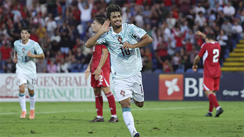 U21 Bồ Đào Nha thắng đậm Gibraltar 4-0, Qatar hòa UAE ở Gulf Cup