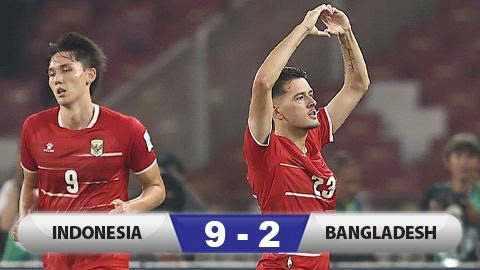Indonesia hạ Bangladesh 9-2, giành vé chung kết FIFA ASEAN Cup 2026 gặp Thái Lan