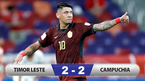 Timor Leste 2-2 Campuchia: Campuchia nhất bảng B, vào chung kết nhóm 2